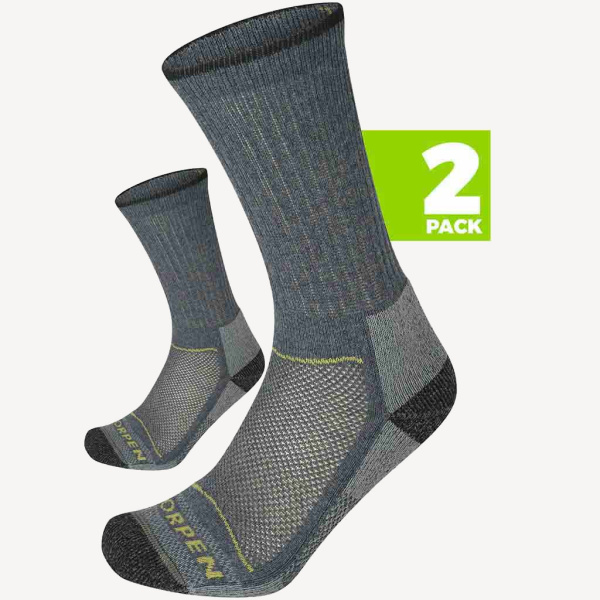 Носки Lorpen T2WE Merino Hiker Eco (2хПары) (; L(42-44); Denim)